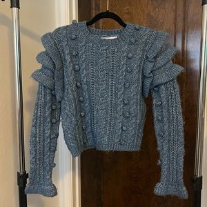 Zara - Chunky Sweater Puff Sleeve